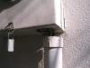 Separated electrical service conduit at the meter box (possibly due to settlement)